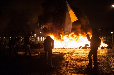 "Свобода" и память Евромайдана в Петербурге