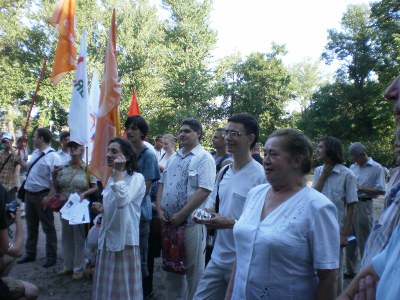 Митинг в поддержку Сергея Мохнаткина в Петербурге: фоторепортаж