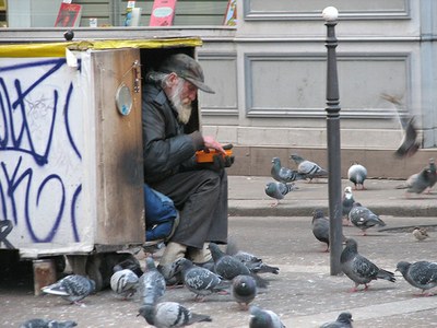 Доля обездоленных или  Как живут бездомные? 