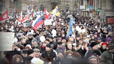 "Солидарность" выступает против запрета митингов в центре Петербурга